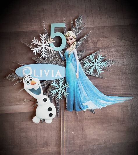 cake topper elsa frozen|elsa frozen birthday cake topper.